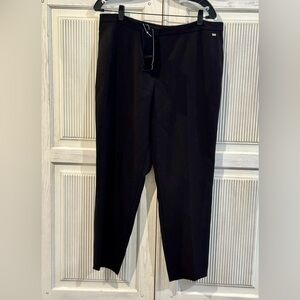 ESCADA Womens Black Tapered 90s Style Pants, Size 44